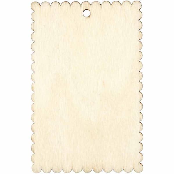 Skilt, str. 8x5,2 cm, tykkelse 3 mm, 8 stk./ 1 pk.