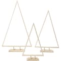 Miniatyrbillede 2 af 4: Juletræer , H: 40+50+60 cm, B: 22,5+29+35 cm, 3 stk./ 1 pk.