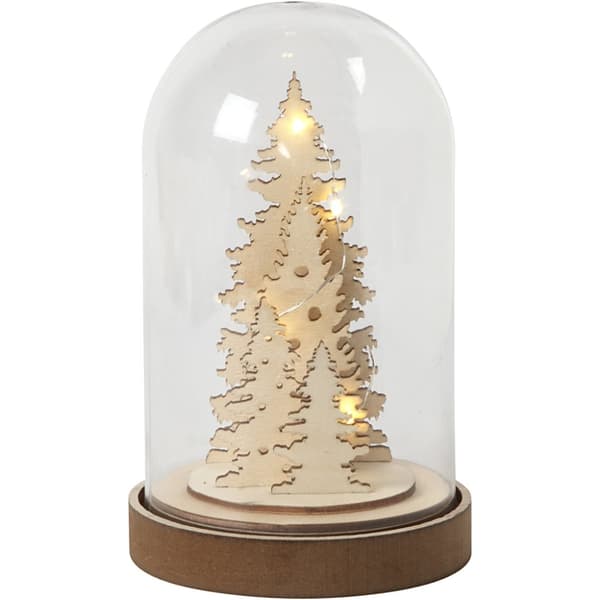 Klokke på trefot, H: 18 cm, dia. 11 cm, 1 pk.