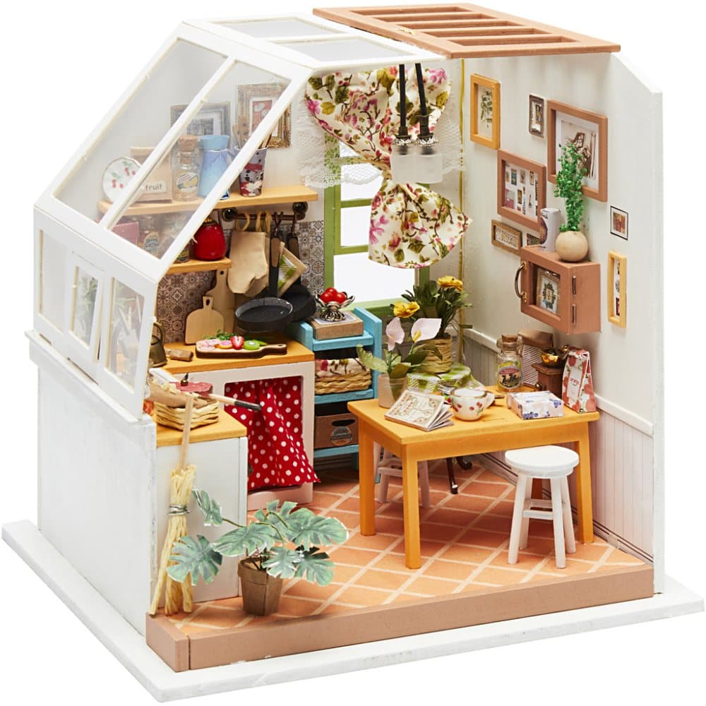 DIY Miniatyrrum, H: 18,7 cm, B: 19 cm, 1 st.