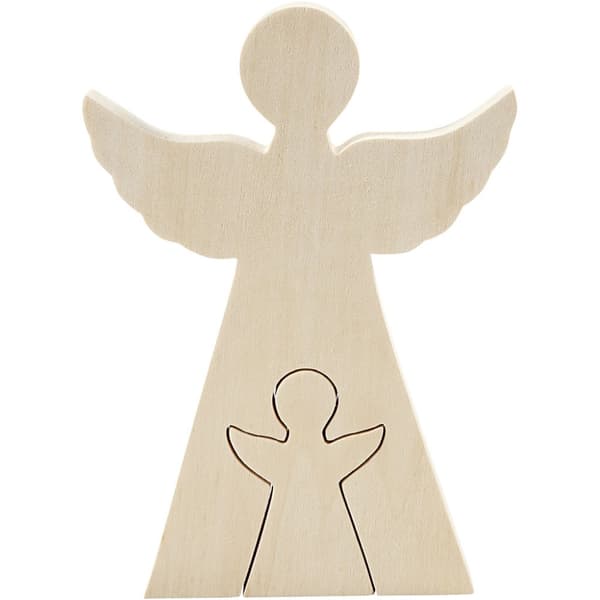 2i1 figur, engle, H: 7,8+20 cm, D: 2 cm, B: 4,5+14,3 cm, 1 sæt