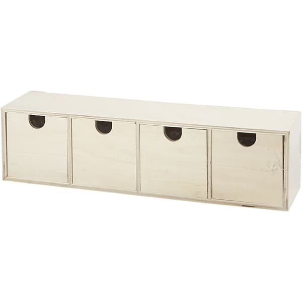 Byrå - Plywood - H: 9,2x34,7 cm - 1 st