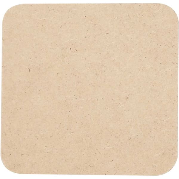Bricka MDF - stl. 10x10 cm - 50 st