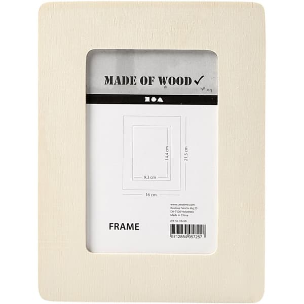 Träramar - Plywood - mått 16x0,8x21,5 cm - 3 st