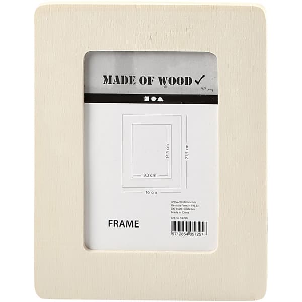 Träramar - Plywood - mått 16x0,8x21,5 cm - 3 st
