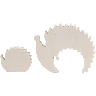 Igelkottar - H: 4+8 cm - B: 5+10 cm - Plywood