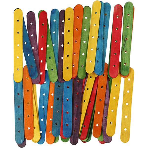 Konstruktionspinnar - Mixade Färger - 1,8x15 cm - 500 st
