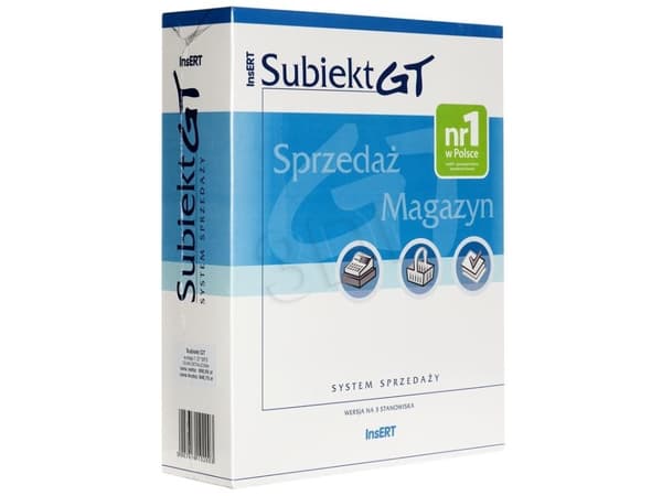 InsERT Subiekt GT, Project management, 1 GHz, 1000 MB, 1500 MB, Windows 8, Windows 8.1, Windows 10, Windows Server 2012, Windows Server 2012 R2, Wind