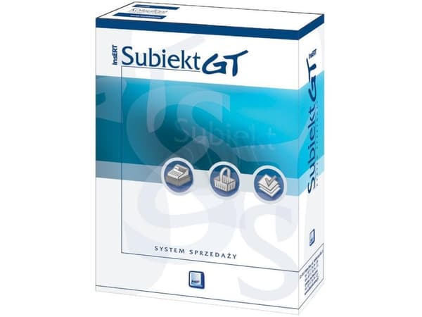InsERT Subiekt GT, Project management, 1 GHz, 1000 MB, 1500 MB, Windows 8, Windows 8.1, Windows 10, Windows Server 2012, Windows Server 2012 R2, Wind