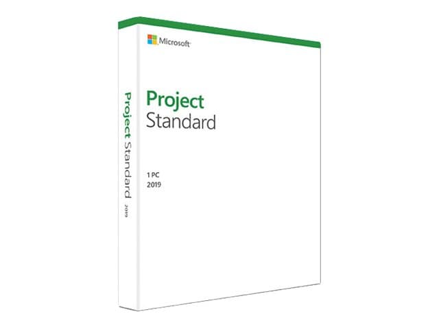 Microsoft Project Standard 2019 - Bokspakke - 1 PC - medieløs - Win - Polsk