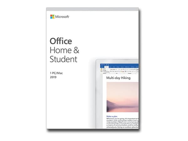 Microsoft Office Home and Student 2019, Office suite, 1 lisenssi(t), Englanti, 4000 MB, 4096 MB, 1600 MHz