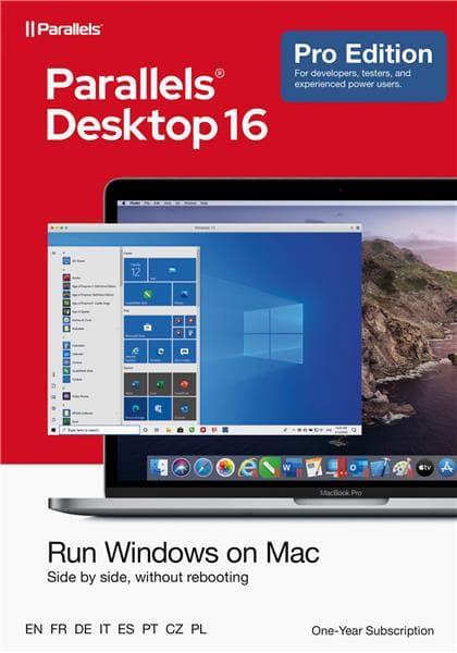 Parallels Desktop 16 Pro Retail Box EU 1 Year Subscription