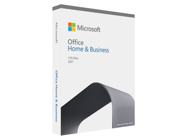 Microsoft Office Home & Business 2021 - Bokspakke - 1 PC/Mac - medieløs, P8 - Win, Mac - Engelsk - Eurosone