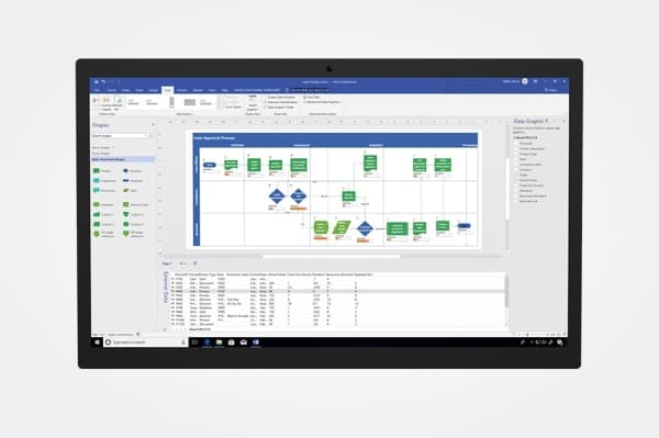 Microsoft Visio Professional 2021 - Bokspakke - 1 PC - P8, medieløs - Win - Engelsk