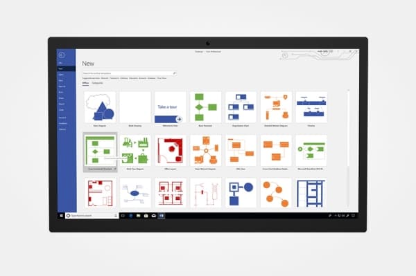 Microsoft Visio Professional 2021 - Bokspakke - 1 PC - P8, medieløs - Win - Engelsk