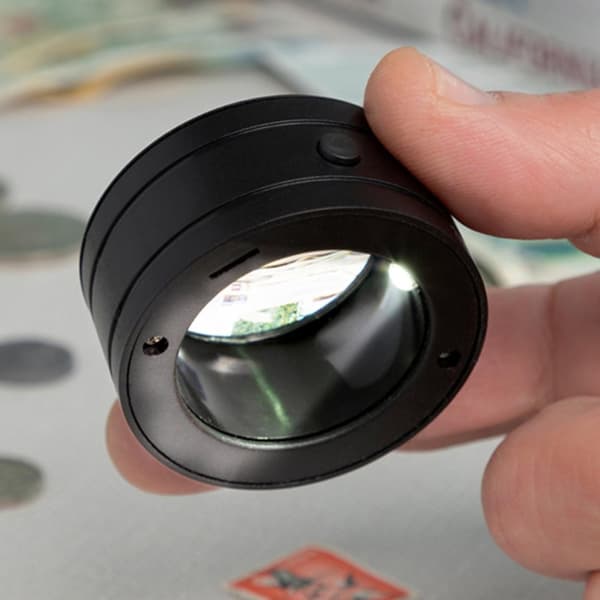 Lup med LED -lampe - 5x Forstørrelse