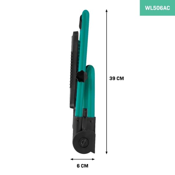 VONROC LED-arbetslampa 100W – vikbar – vridbar | Bred strålningsvinkel