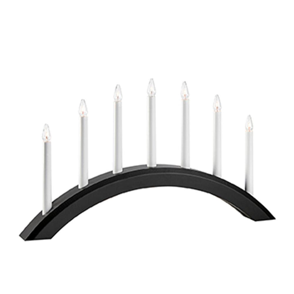 Adventsljusstake Avento Svart
