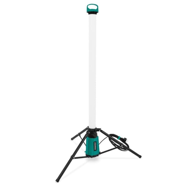 VONROC Arbejdslampe - 76W - lygte | PRO | LED | Meget kraftig: 11.500 lumen| Metal stativ | Udstrålingsvinkel: 360°
