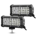 Miniatyrbillede 2 af 2: LED Arbejdslysbjælke, 9D Teknologi, Off-Road Brug, 2x 4in 60W Ingen ledning