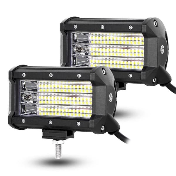 LED Arbejdslysbjælke, 9D Teknologi, Off-Road Brug, 2x 4in 60W Ingen ledning
