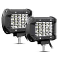 Miniatyrbillede 2 af 2: LED Arbejdslysbjælke, 9D Teknologi, Off-Road Brug, 2x 4in 60W Ingen ledning