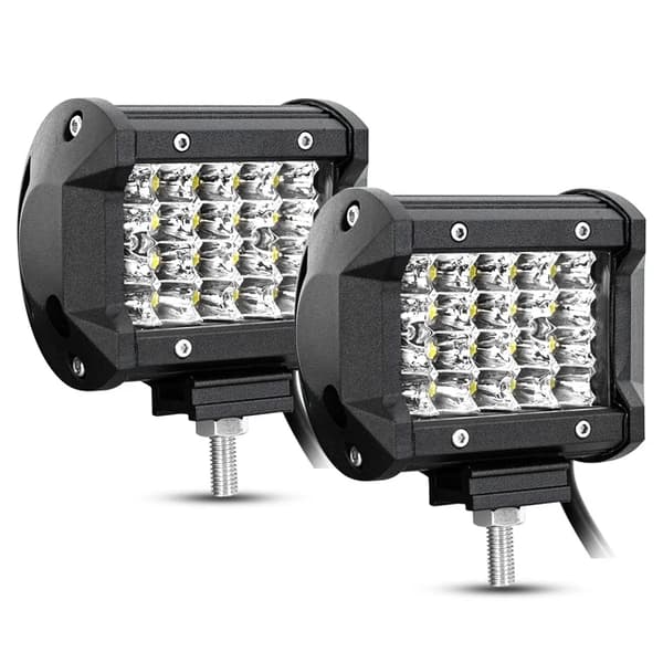 LED Arbejdslysbjælke, 9D Teknologi, Off-Road Brug, 2x 4in 60W Ingen ledning