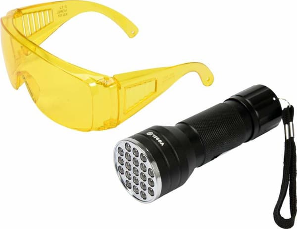 VOREL UV TASKUVALAISIN 21 LED + LASIT