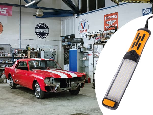 Verkstad Lampa med Krok - 9m