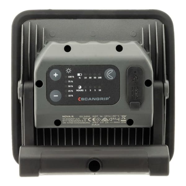 Bärbar arbetsplats - Scangrip - NOVA R - Laddningsbar - 2000 lumen - COB LED