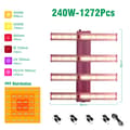 Miniatyrbillede 2 af 2: LED Vækstlys, 240W Effekt, Dæmpbar Funktion,240W