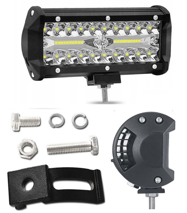ARBEJDSLAMPE TIL LASTBIL LED-BAR 17 cm 120W 12 24V CREE LANG RÆKKEVIDDE
