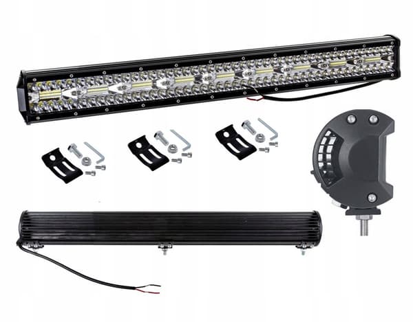 LED-PANEL ARBETSLAMPA 65 cm 540W 12 24V CREE LÅNGRÄCKANDE QUAD
