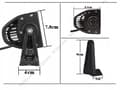 Miniatyrbild 7 av 10: LED-PANEL ARBETSLAMPA HALOGEN 1500W 12-24V CREE för bil/lastbil
