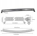 Miniatyrbild 2 av 10: LED-PANEL ARBETSLAMPA HALOGEN 1500W 12-24V CREE för bil/lastbil