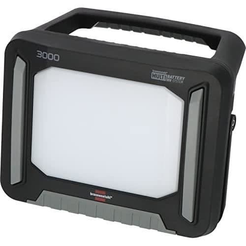 BRENNENSTUHL BATTERI LED KONSTRUKTIONSLAMPA 3000 MA (3150 LM, I Svart