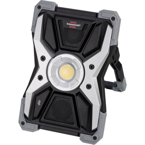 Brennenstuhl RUFUS 3010 MA LED bärbar spotlight / LED arbetslampa med Bluetooth-högtalare 3000 lumen