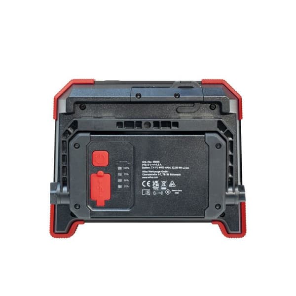Byggprojektor - WIHA - SB490FL01 - Trådlös - LED - 20 W - 18 V - 8 timmar