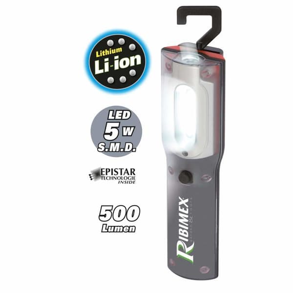 LED-lampa - Ribitech - PRPL5/500 - 4000 Lm - Autonomi 3h - Trådlös