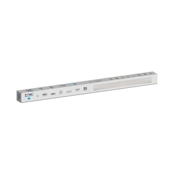 LED-armatur V-TAC VT-8-40 40W linjär, utanpåliggande 120cm 120Lm/W 4000K 4800lm (SKU 20351) Vit