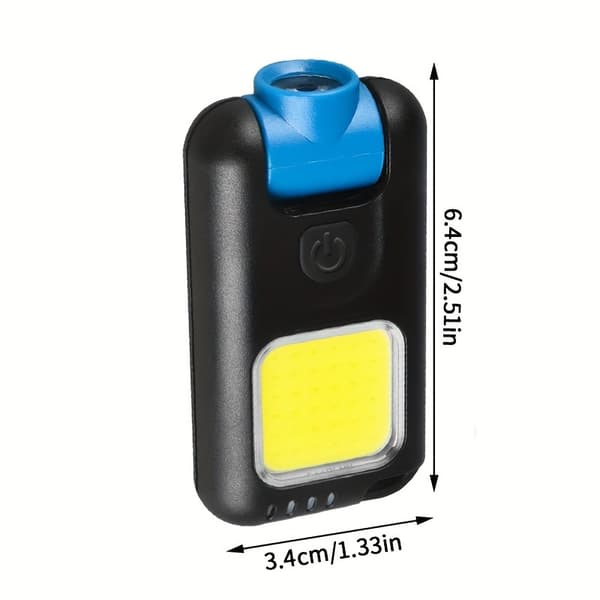 Keychain Light Hat Clip Pannlampa Utomhus Camping Lampor