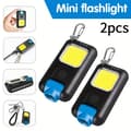 Miniatyrbild 2 av 6: Keychain Light Hat Clip Pannlampa Utomhus Camping Lampor
