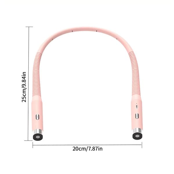 Kannettava kaulavalaisin USB-latauksella