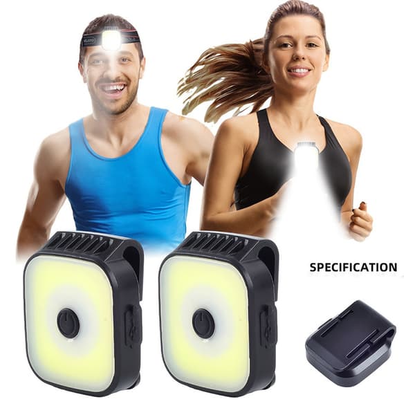 Kørelys LED Clip-on bærbar lampe * 2stk