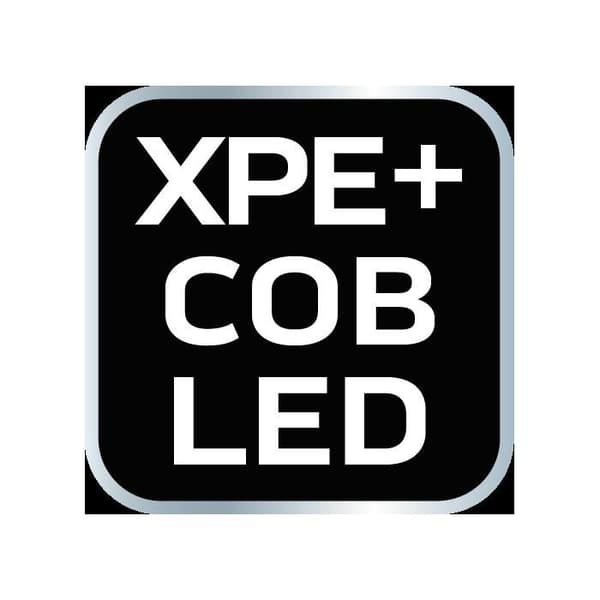 Uppladdningsbar USB-framlykta 250 lm COB LED + rörelsedetektor