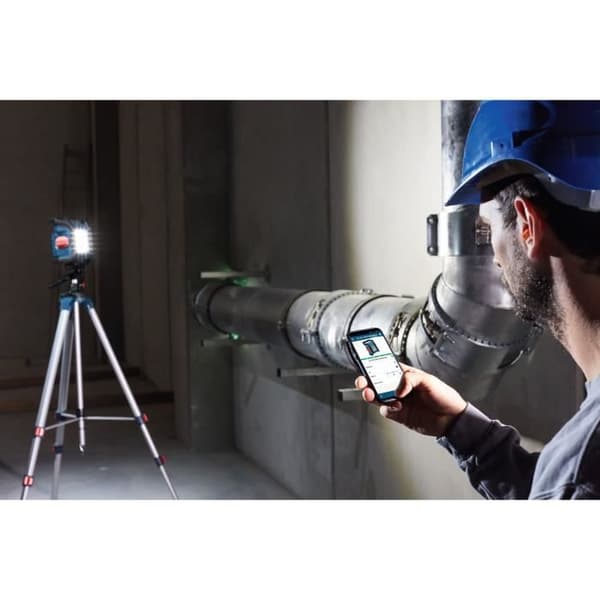 GLI 18V-1200 C sladdlös byggarbetsplatsstrålkastare - Bosch Professional - LED 1200 Lm - 18 V - Blå