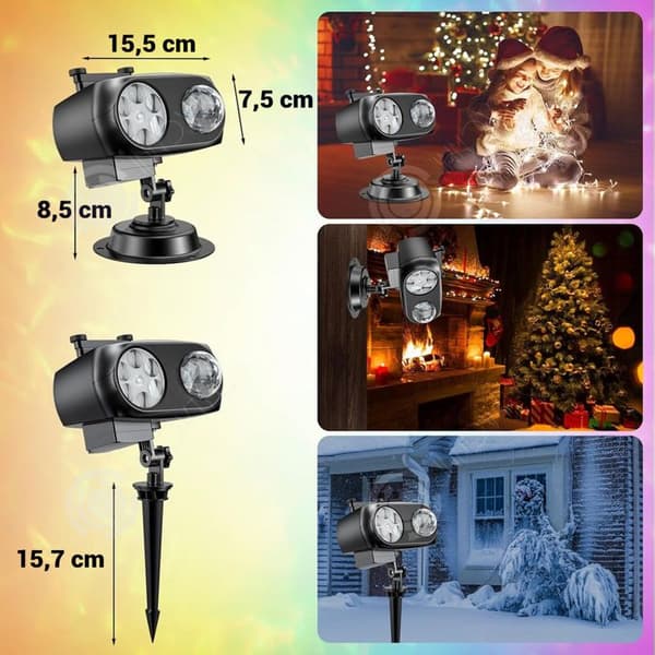 INN Lampe 12W 12V LED-projektor fjärrkontroll Stort utbud av ljuskällor Professionell vattentålighet Enkel att använda