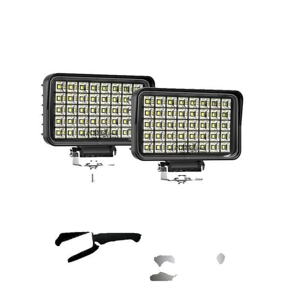 6 tuuman LED-työvalo, 200W teho, IP68 vesitiivis,2PC kanssa E9