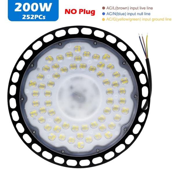 Super Kirkas, Energiatehokas, Vesitiivis,Luonnollinen valkoinen 4000K, 200W ei pistoketta