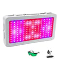 Miniatyrbild 1 av 2: LED Växtlampa, Dubbelchips LED, Fullspektrum, Energisnål,1500W dubbel chip